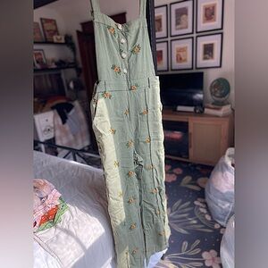 🌿 Cider Ditsy Floral Squareneck Overalls 🌿 NWT 🌿 Cottagecore 🌿 Size M 🌿